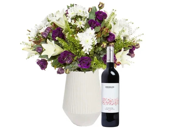Purple Lily & Wine