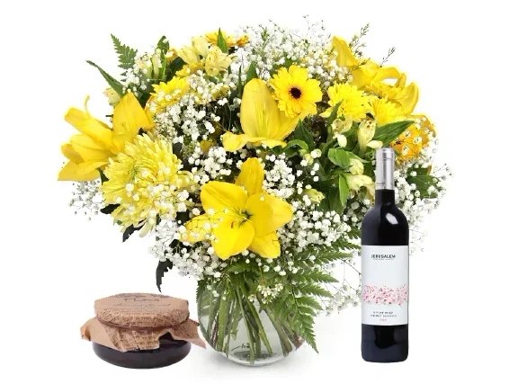A beautiful light bouquet, red wine & charoset