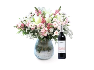 Bouquet of wishes & Wine