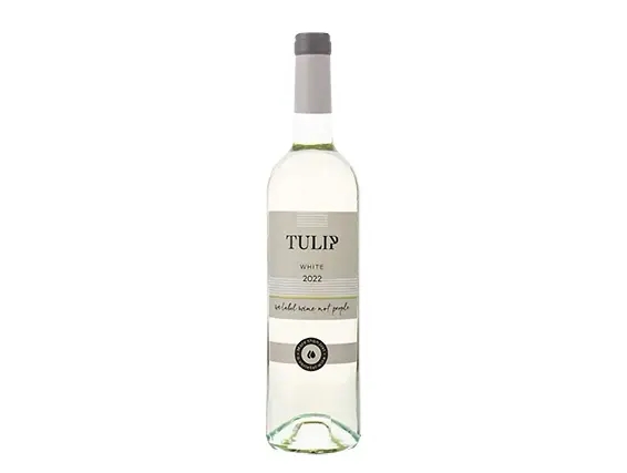 white Tulip Wine  Gift ZER4U Israel
