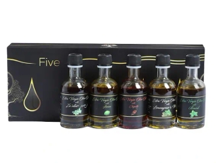 Five seasoned oils