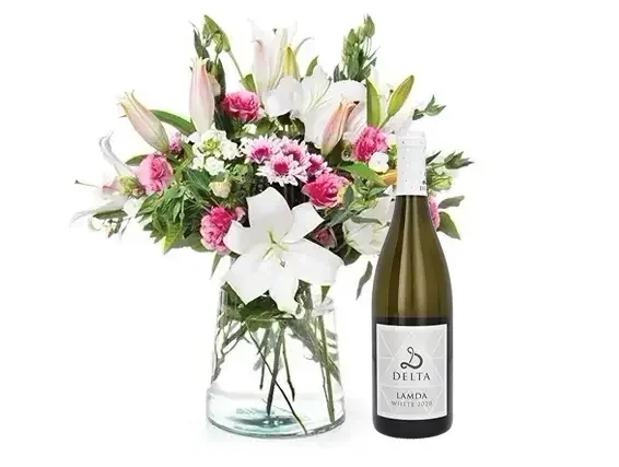 Harmony Bouquet and white Lamda wine