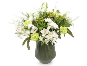 White flower bouquet