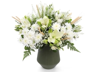 White flower bouquet