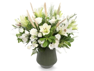 White flower bouquet