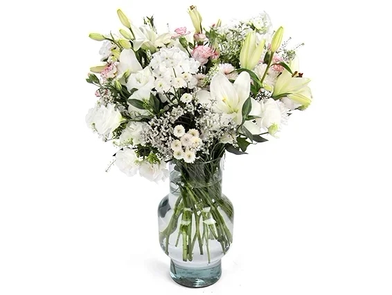 'Song of the Sea' bouquet of flowers in pure white