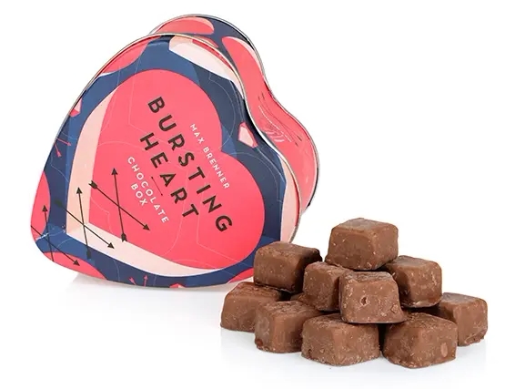 Bursting Heart Chocolate | Max Brenner