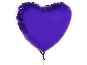 Heart purple balloon