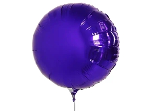 Round purple balloon