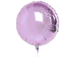 Round light purple balloon