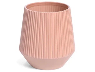 Terracotta ceramic vase