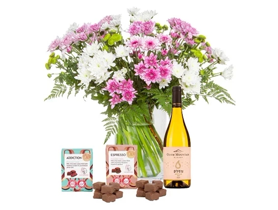 Daisies, Max Brenner chocolate & Wine