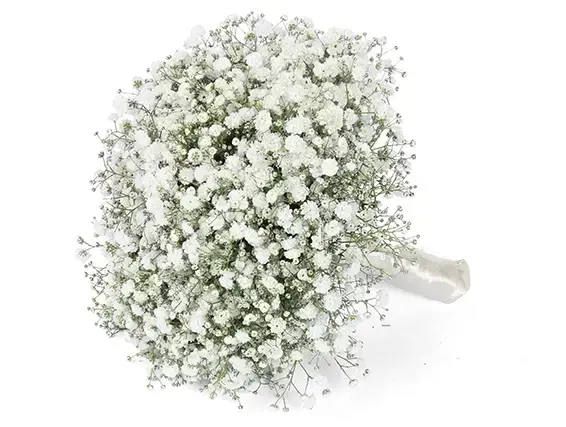 Emilia White Gypsophila wedding bouquet