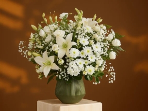 White flower bouquet