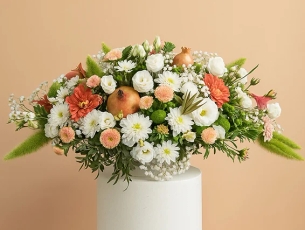 White flower arrangement