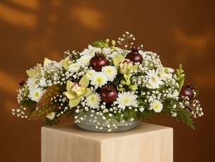 White flower arrangement
