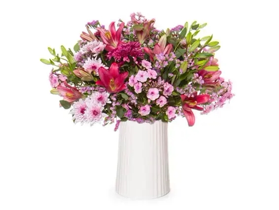 pink flowers delivery israel ZER4U