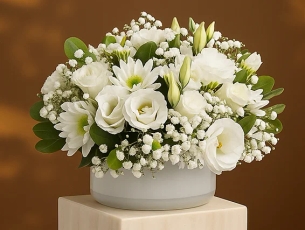 White flower arrangement